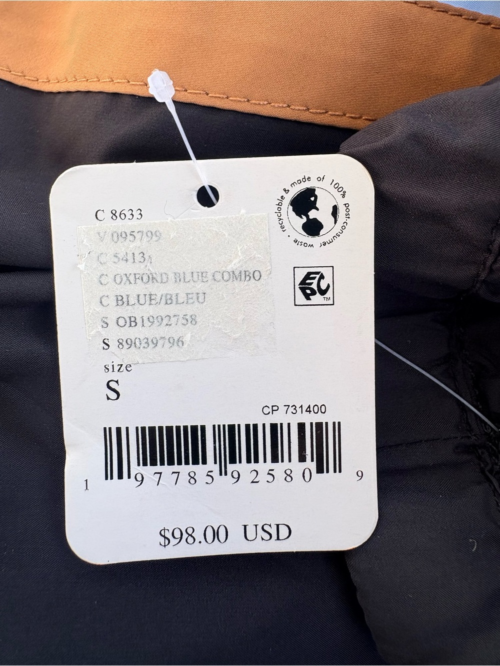 NWT Free people “Like the Wind”colorblock jacket Windbreaker size Small - Picture 6 of 8